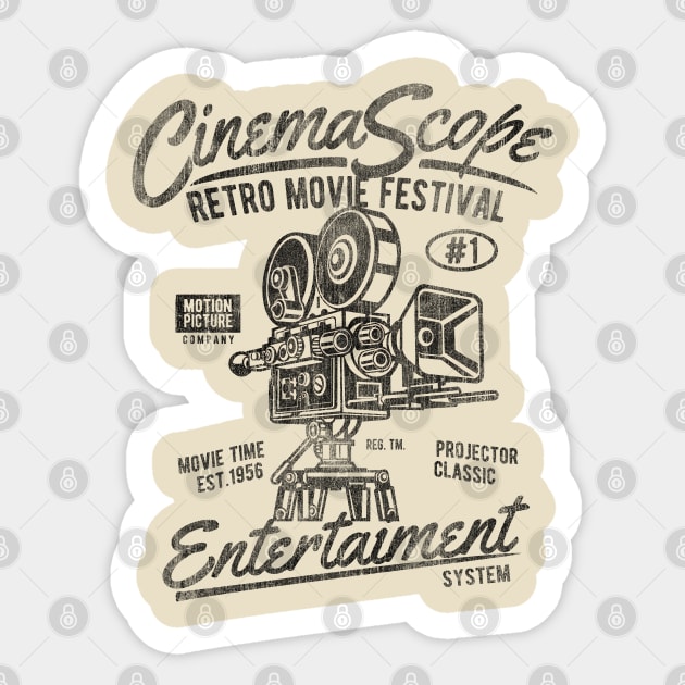 Cinema Scope Sticker by drewbacca